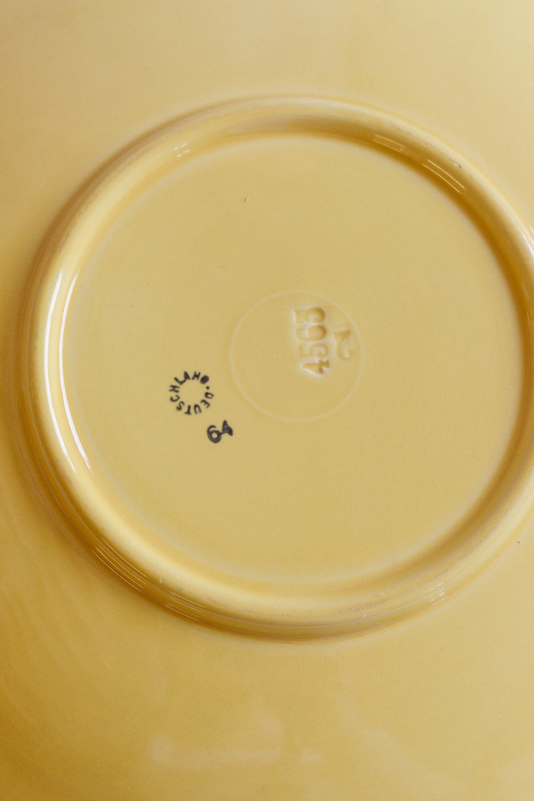 1950s schramberg majolica round platter