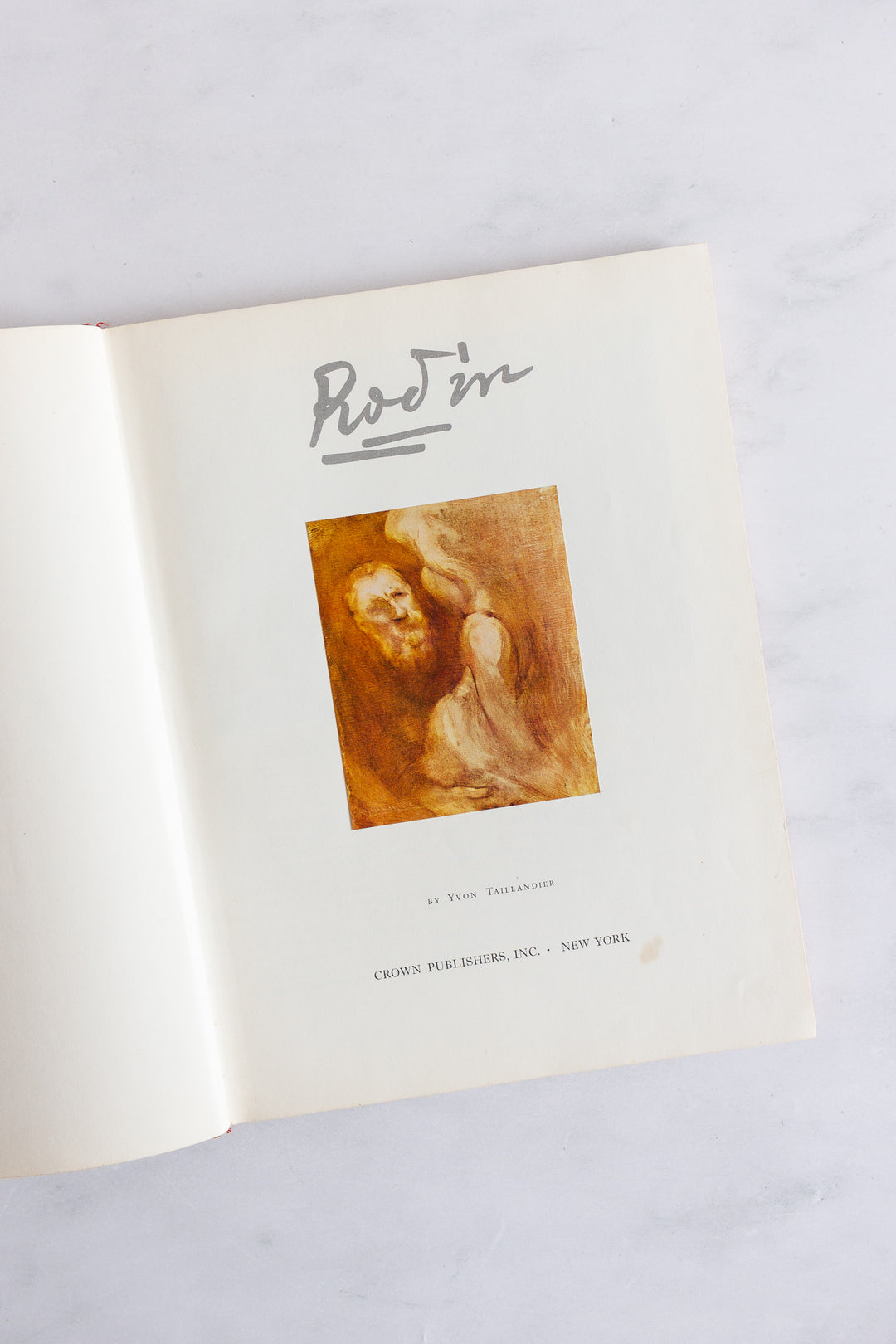 Rodin vintage art book