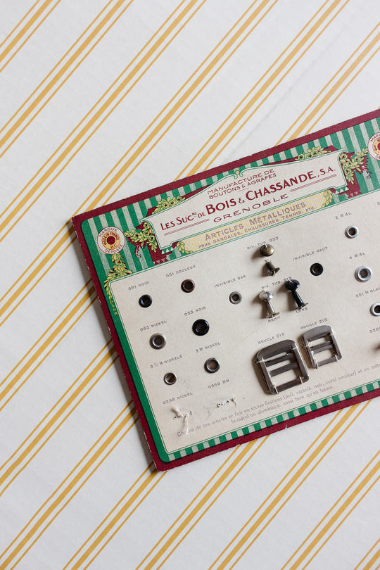 vintage french les suc de bois & chassande salesman's sample card