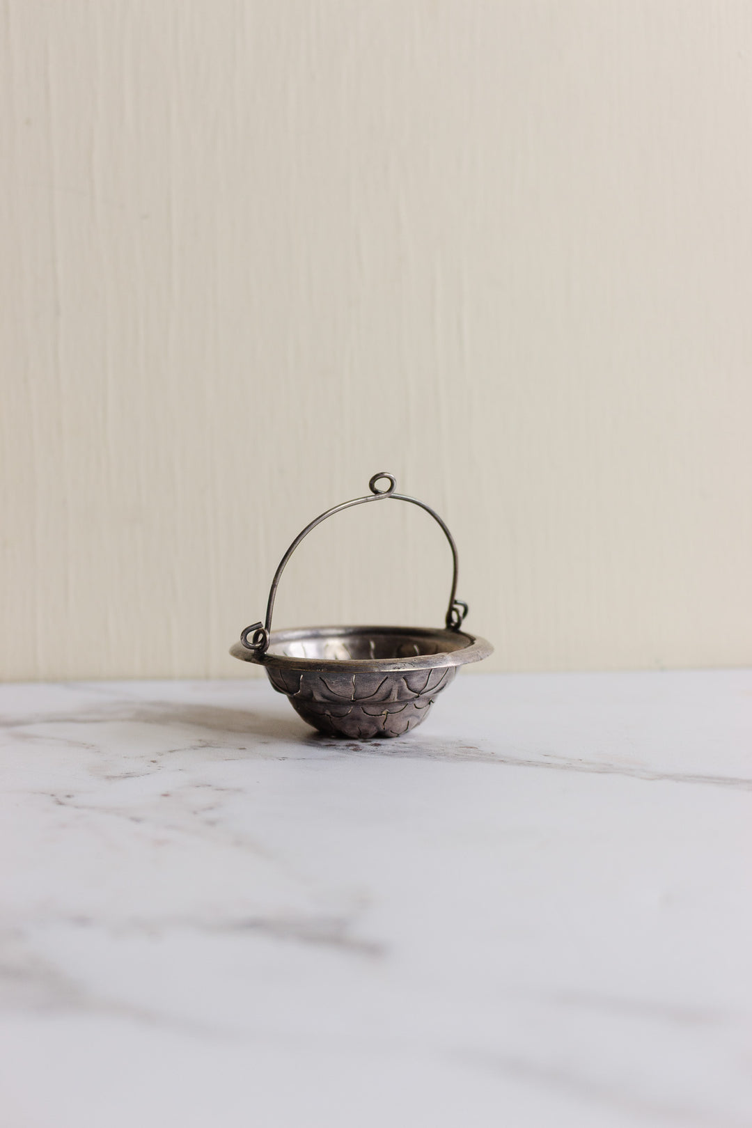 antique french loose tea strainer