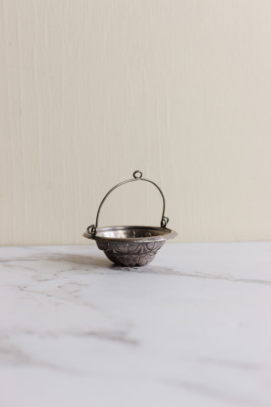 antique french loose tea strainer