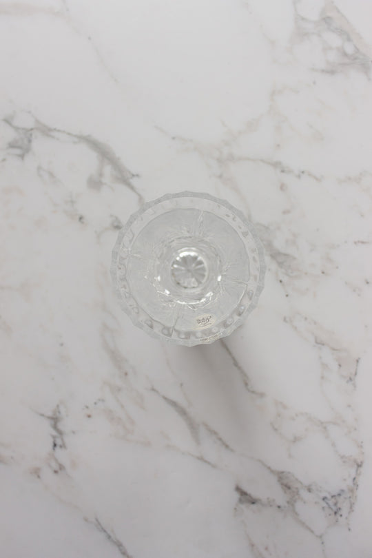 vintage french crystal d'arques  vase