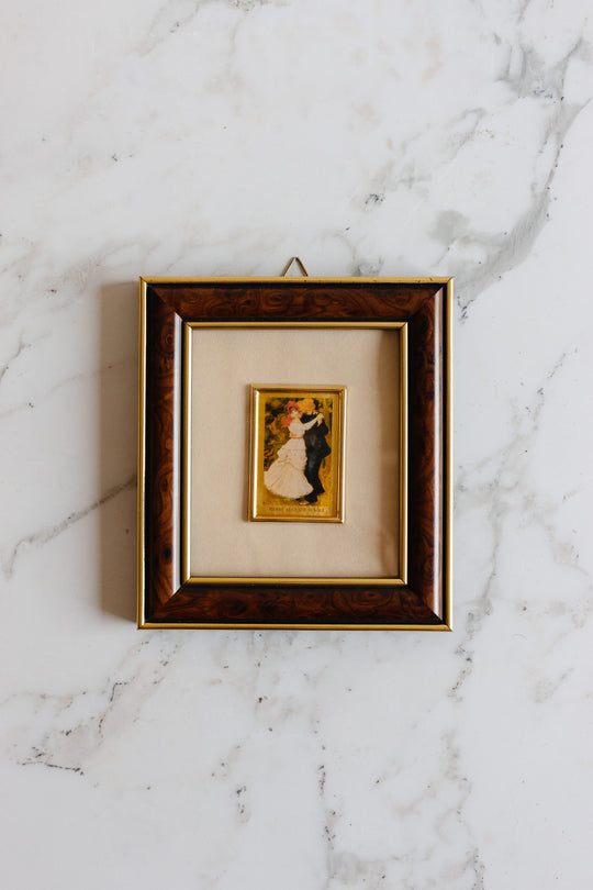 limited edition renoir chromolithograph in 23k gold