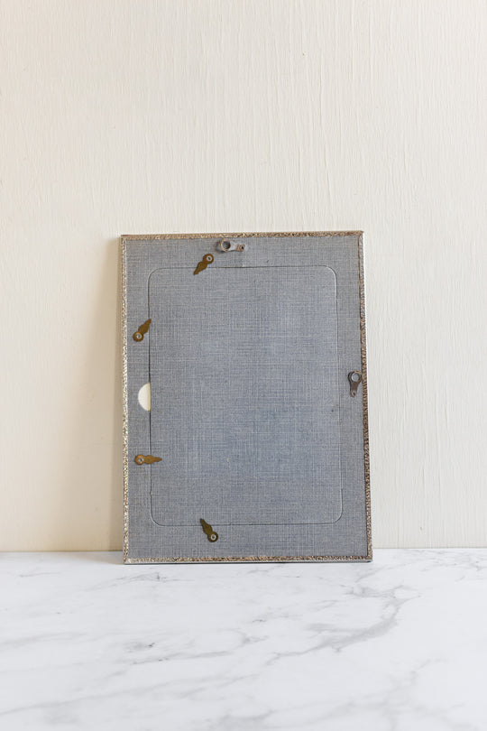 pair of midcentury german "In remembrance of my school days" photo frames