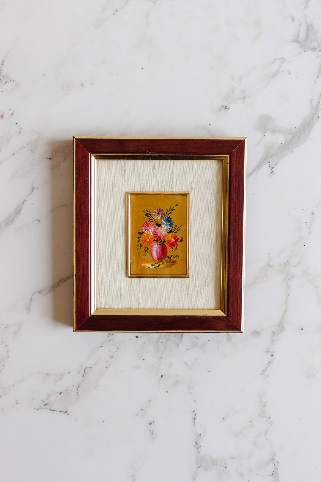 vintage french 23k gold art miniature