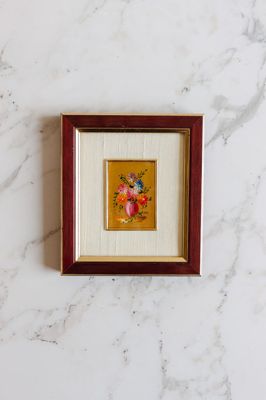 vintage french 23k gold art miniature