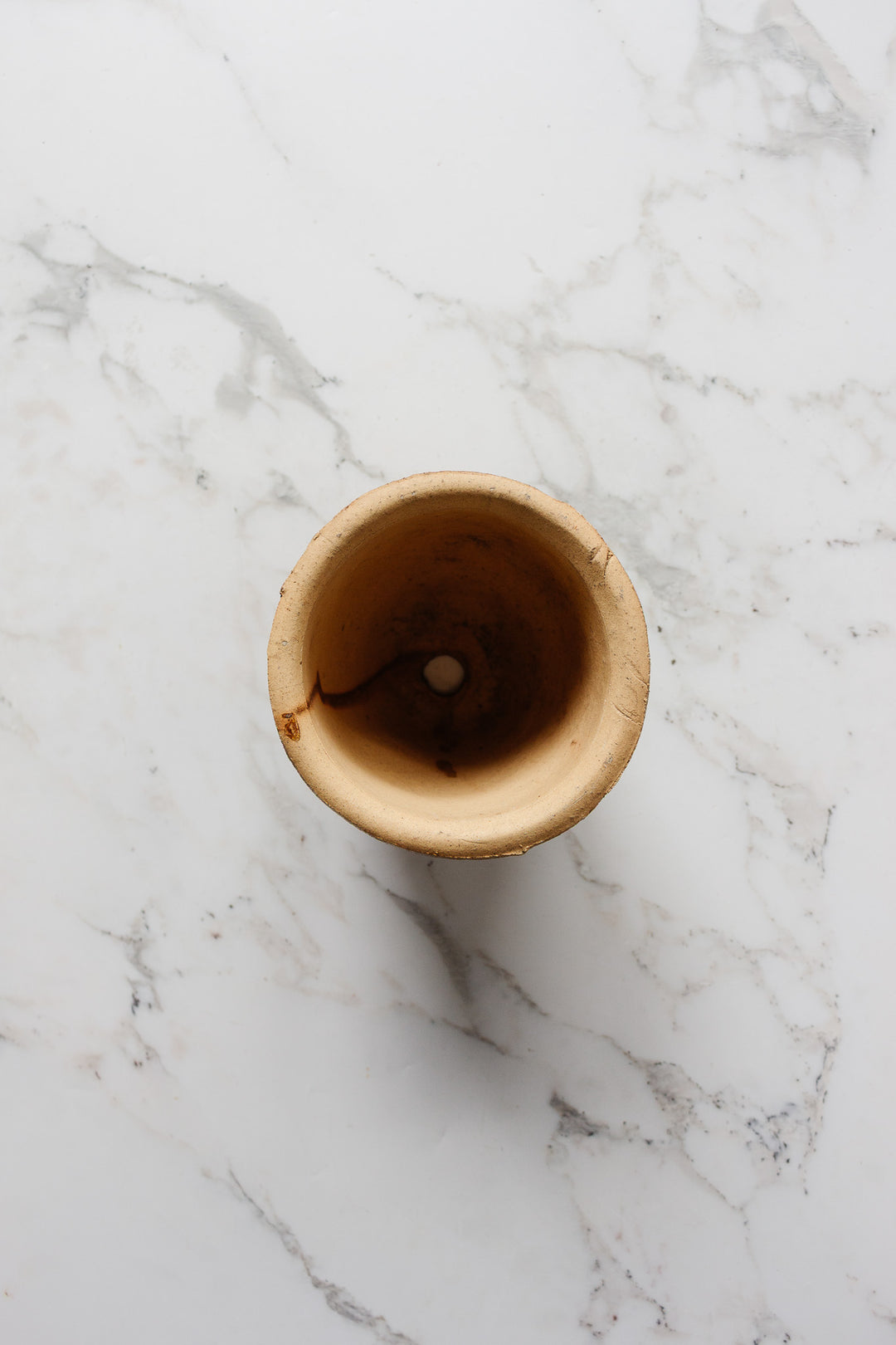 vintage french glazed stoneware planter