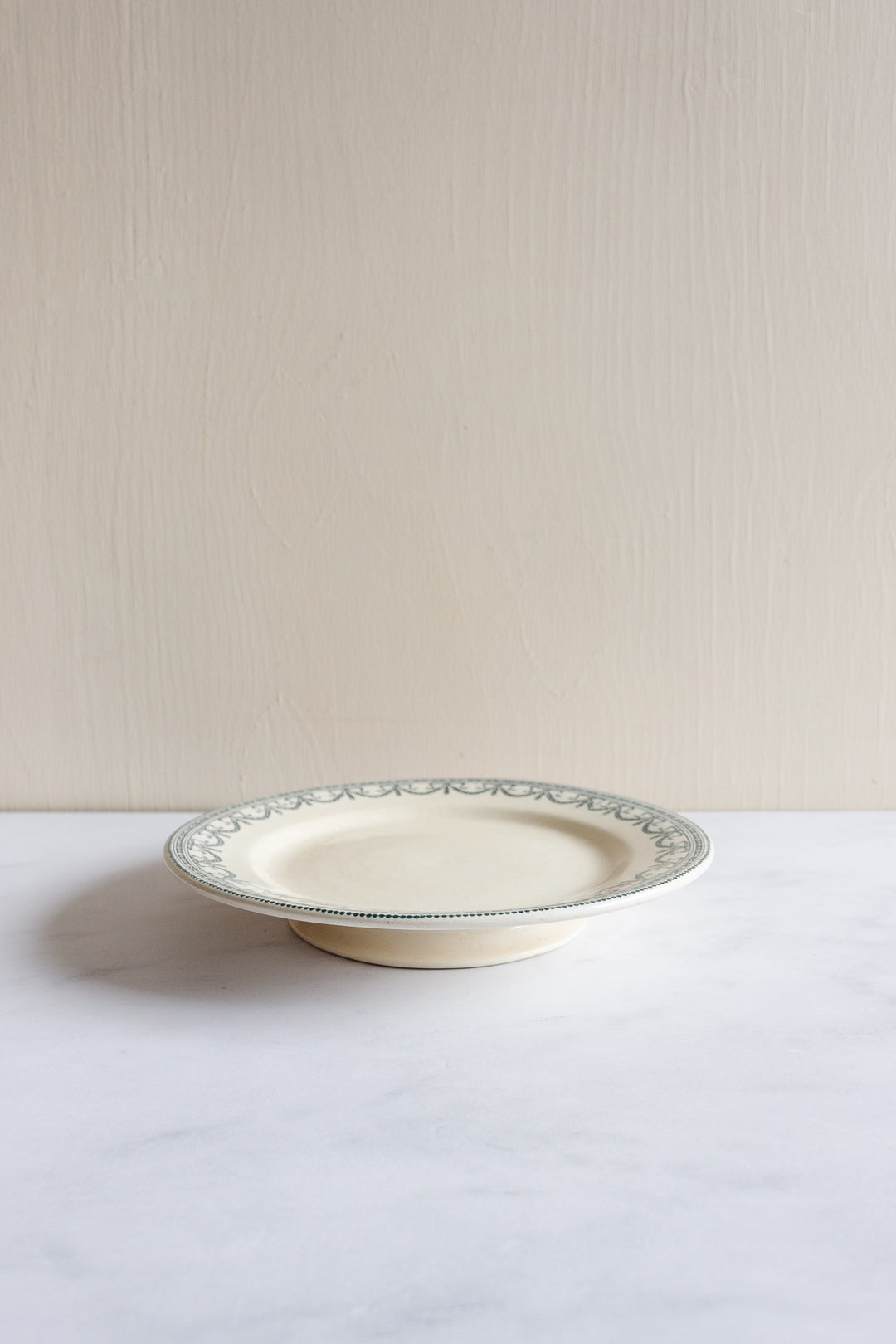 antique salins louis vxi transferware cake plate