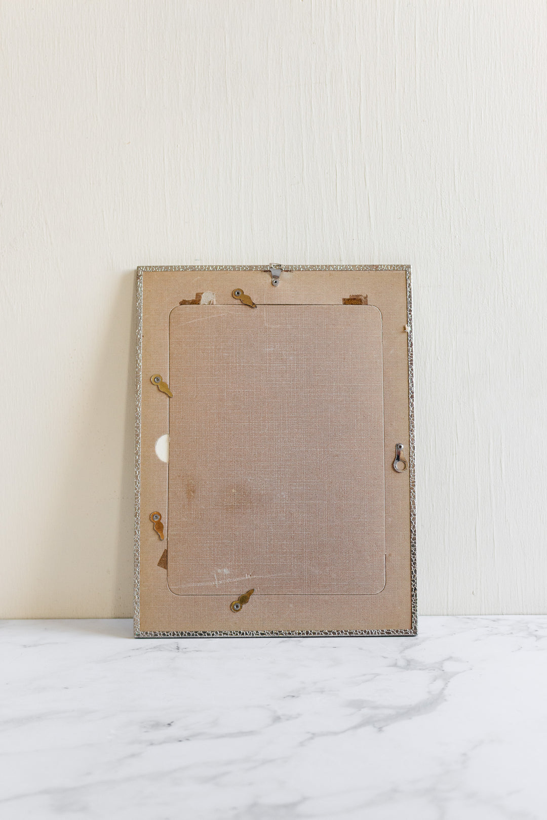 pair of midcentury german "In remembrance of my school days" photo frames