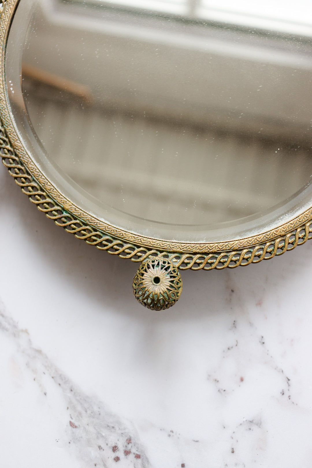 vintage french dressing table mirror