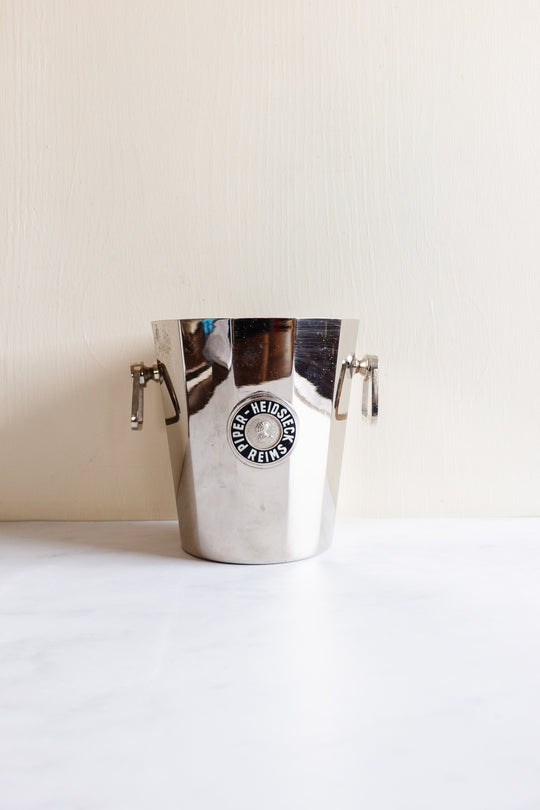 vintage French stainless champagne buckets