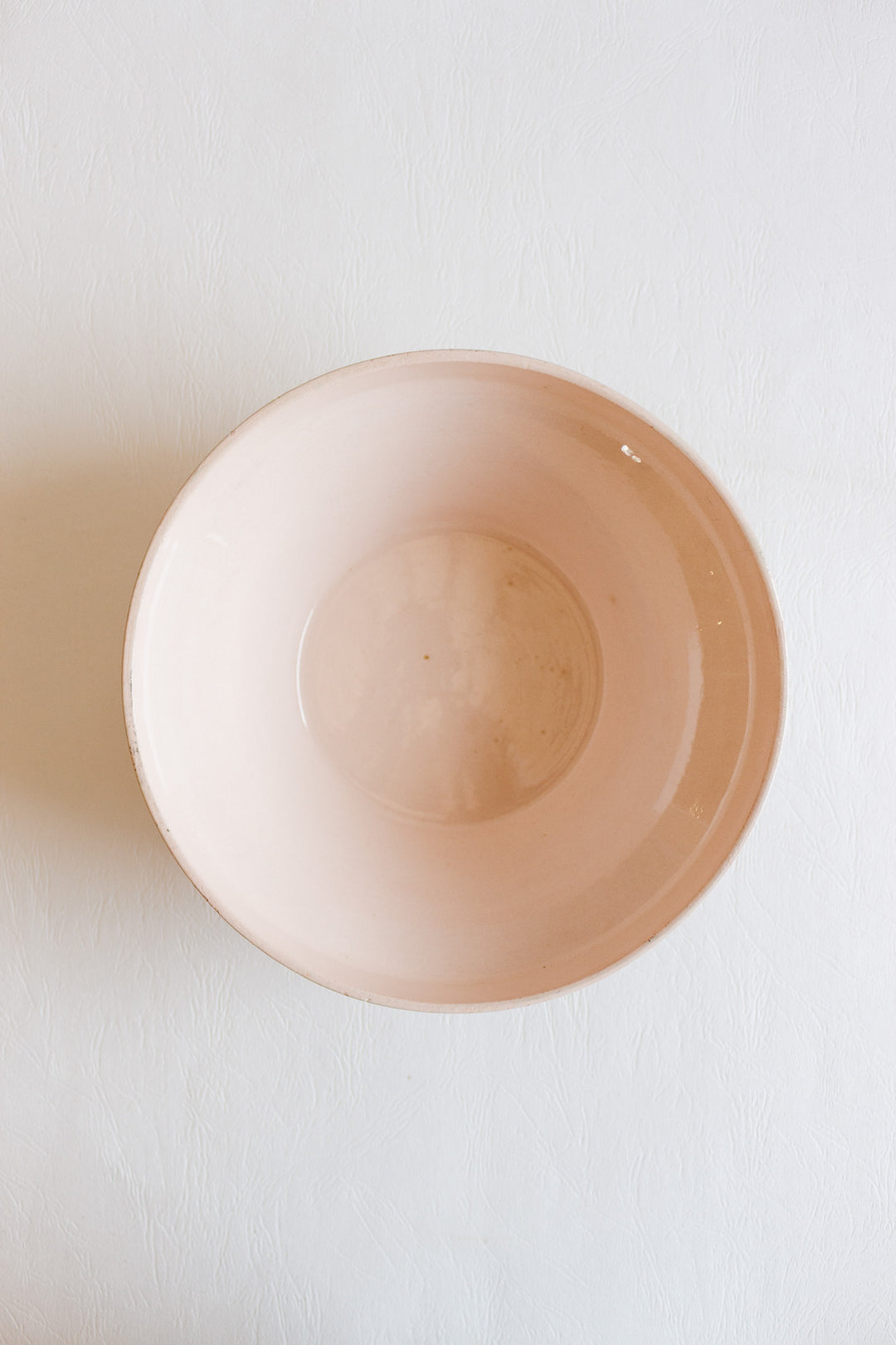 1930s french "ceranord" st. amand pink serving bowl