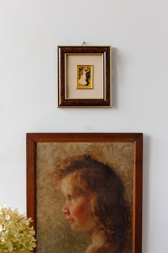 limited edition renoir chromolithograph in 23k gold