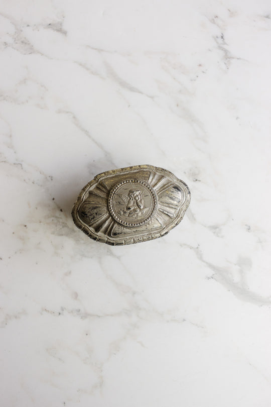 vintage french cherub bijoux casket