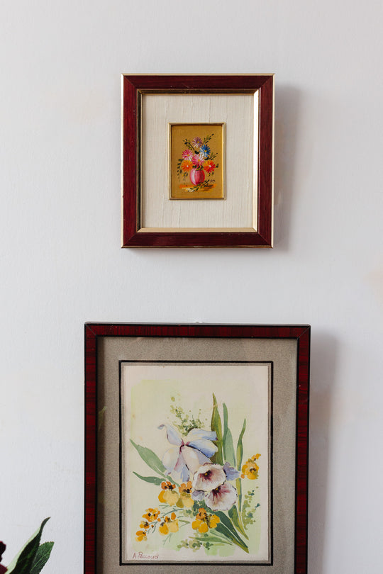 vintage french 23k gold art miniature