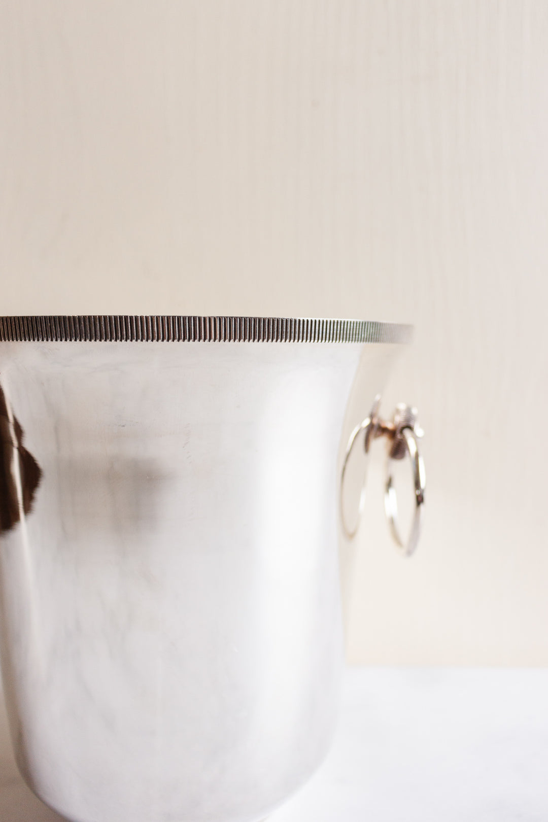 vintage French stainless champagne buckets