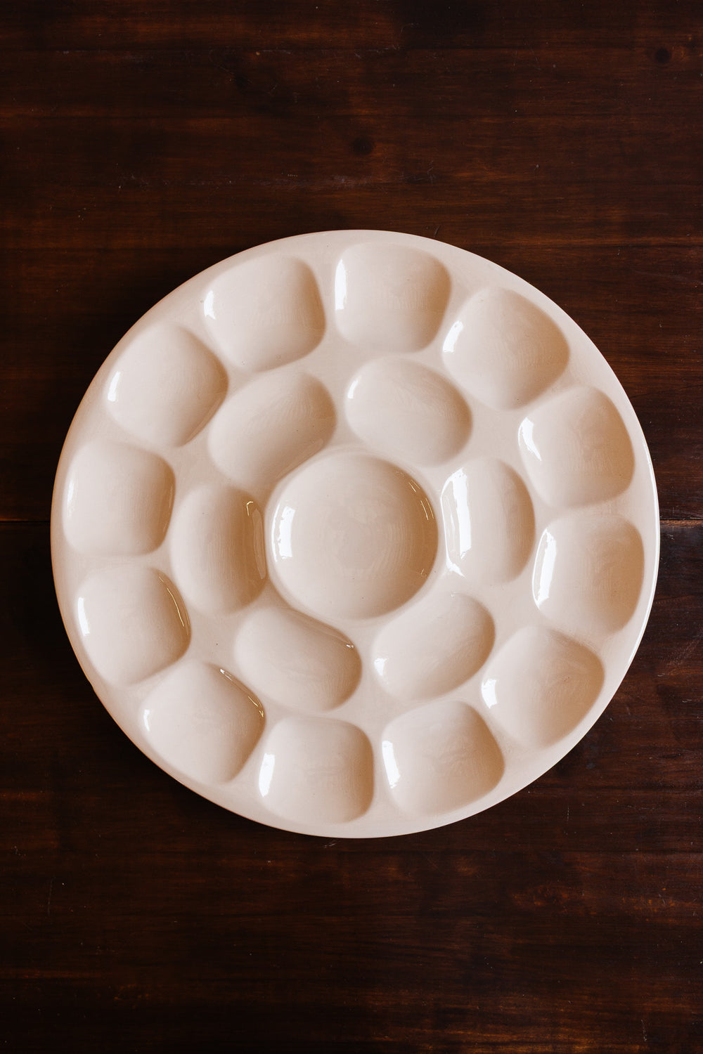 1920s digoin sarreguemines large pink oyster platter