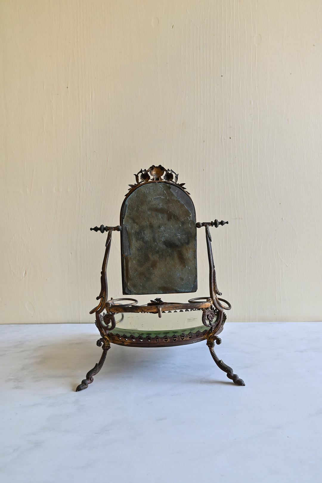 rare Napoleon III french ormolou vanity mirror