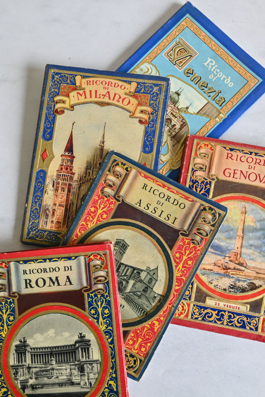 1930s and 1940s italian souvenir photo books