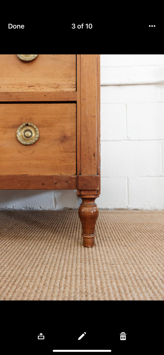 19th century French Louis XVI walnut commode