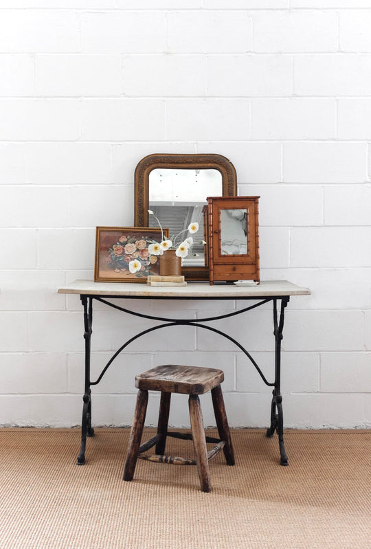 turn of the century French salesman sample faux bamboo armoire