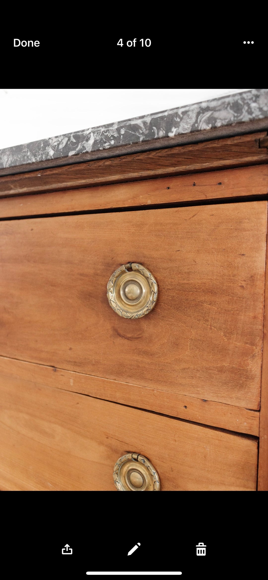 19th century French Louis XVI walnut commode
