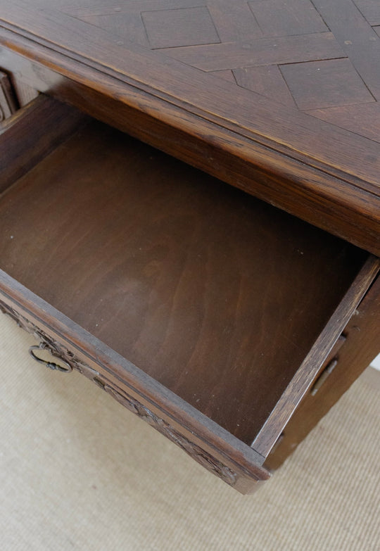 early 20th century French oak renaissance buffet