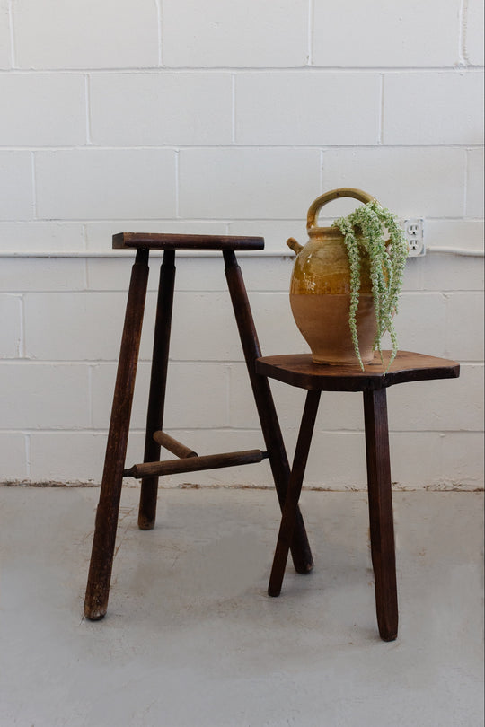 midcentury French brutalist bar stool