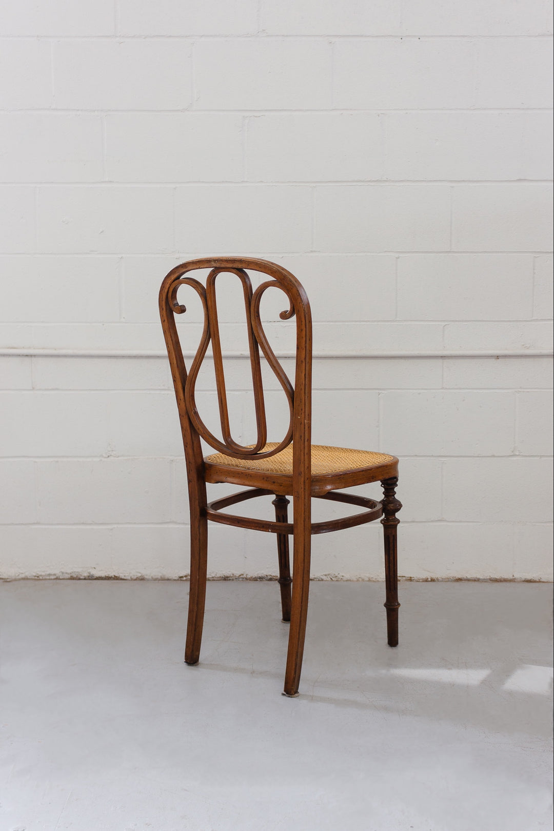 pair of rare antique bentwood chairs by J&J Kohn