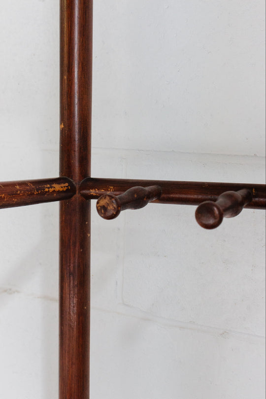 turn of the century Fischel bentwood hall stand