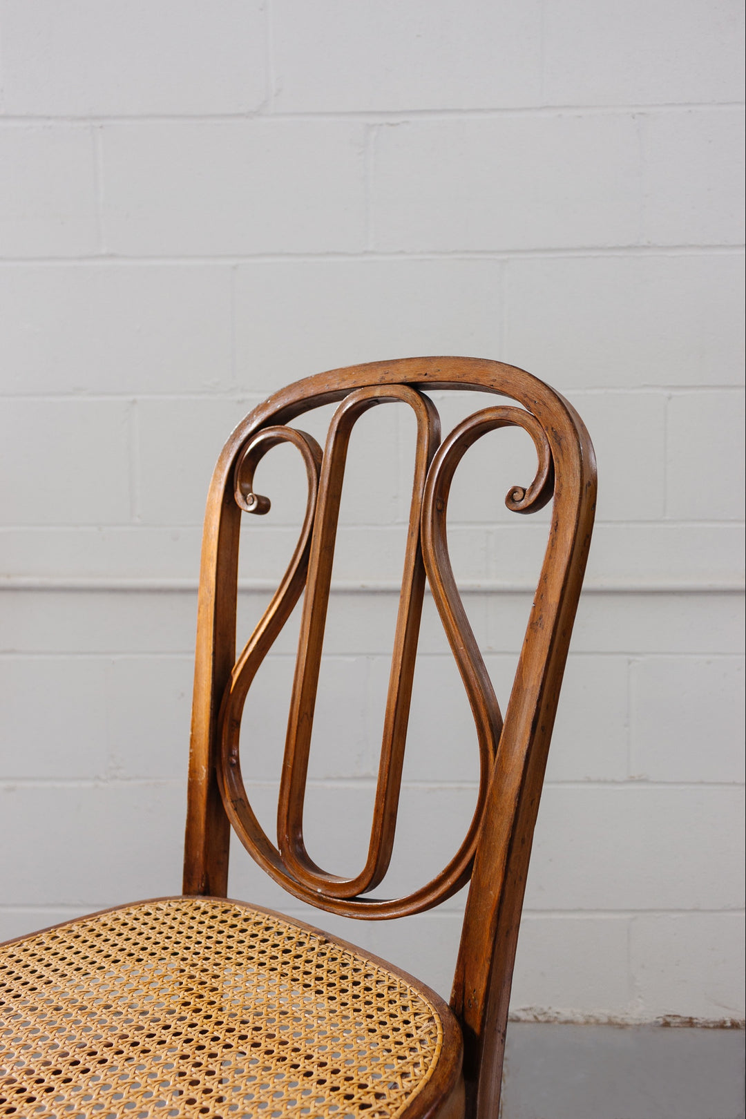 pair of rare antique bentwood chairs by J&J Kohn