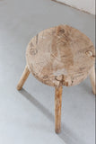 vintage french brutalist stool