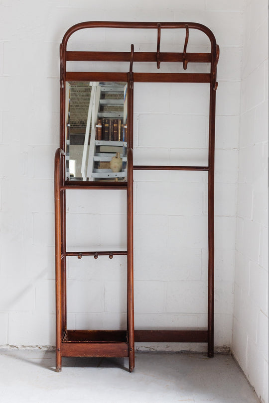 turn of the century Fischel bentwood hall stand