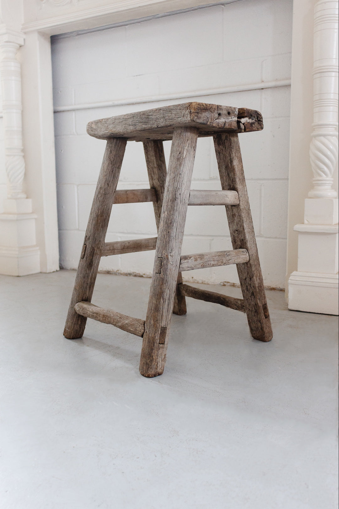 vintage french farmhouse stool