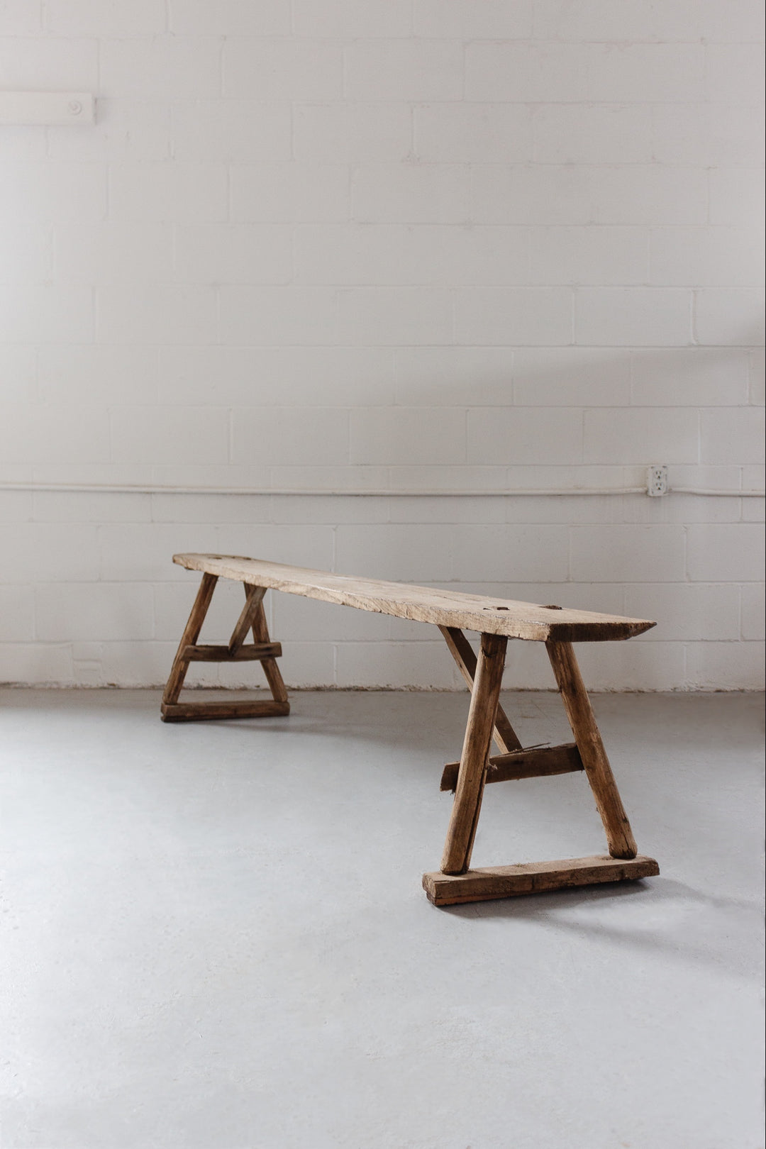 antique French farmhouse bench