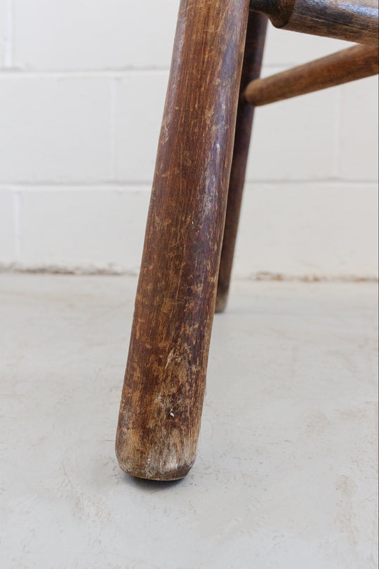 midcentury French brutalist bar stool