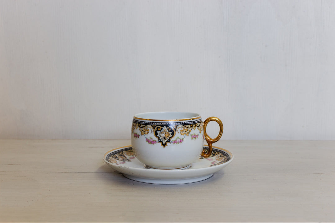 turn of the century Bawo & Dotter Limoges porcelain art nouveau tea set