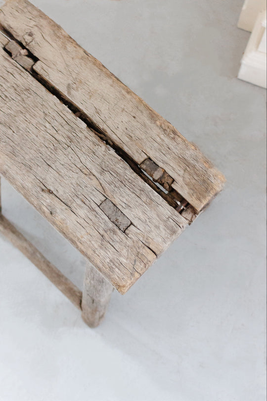 vintage french farmhouse stool