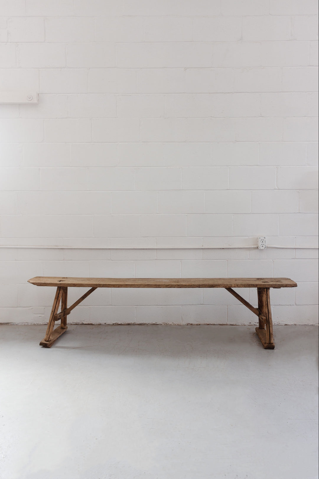 antique French farmhouse bench