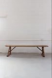 antique French farmhouse bench