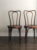 Set of 4 Jacob & Josef bentwood chairs