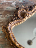 vintage Italian florentine plaster mirror
