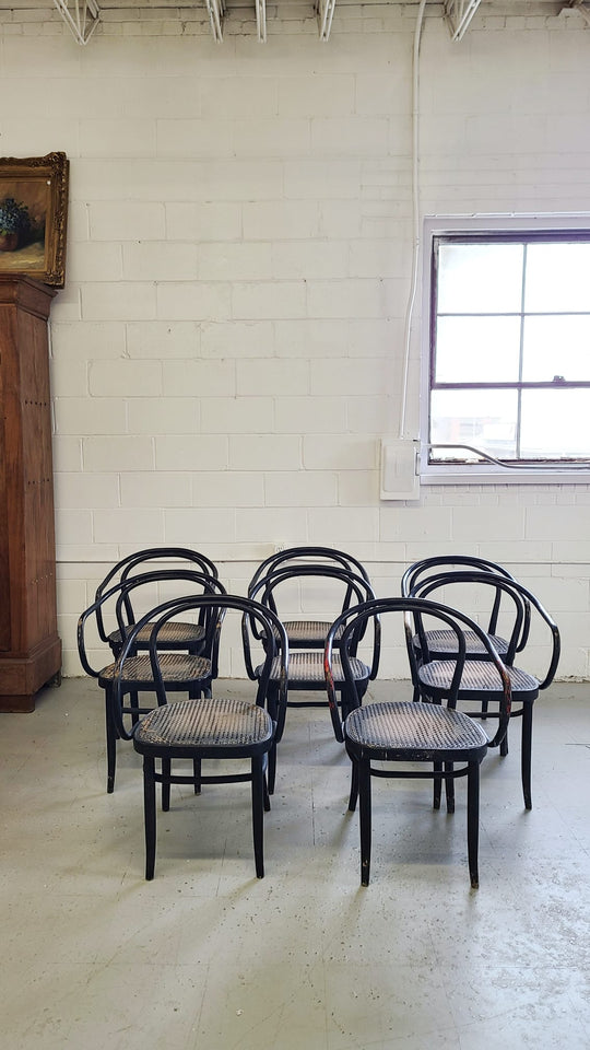 Vintage Thonet Le Corbusier chairs, set of 4