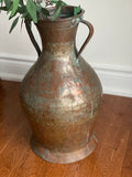 19th century french hand forged copper vessel