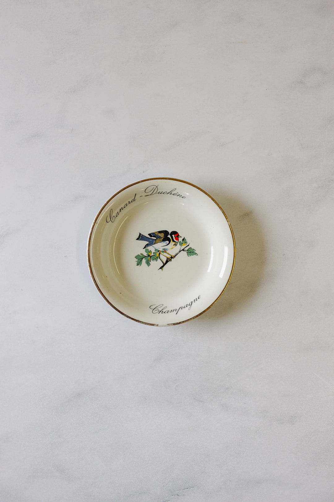 vintage french canard-duchêne porcelain ashtrays