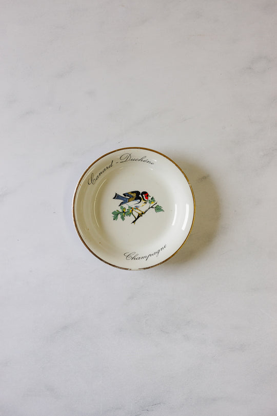 vintage french canard-duchêne porcelain ashtrays