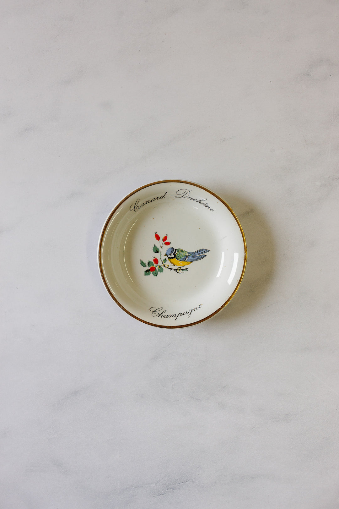vintage french canard-duchêne porcelain ashtrays