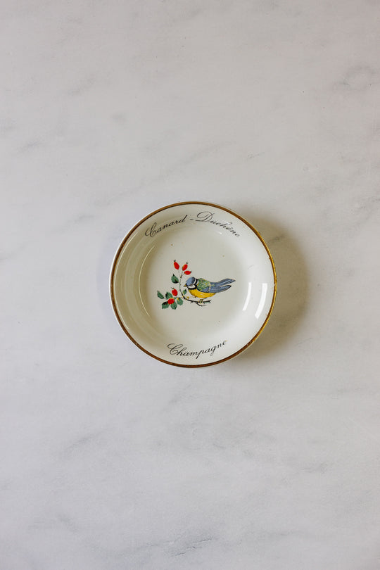 vintage french canard-duchêne porcelain ashtrays