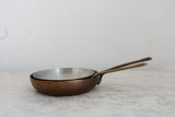 vintage french copper frying pan