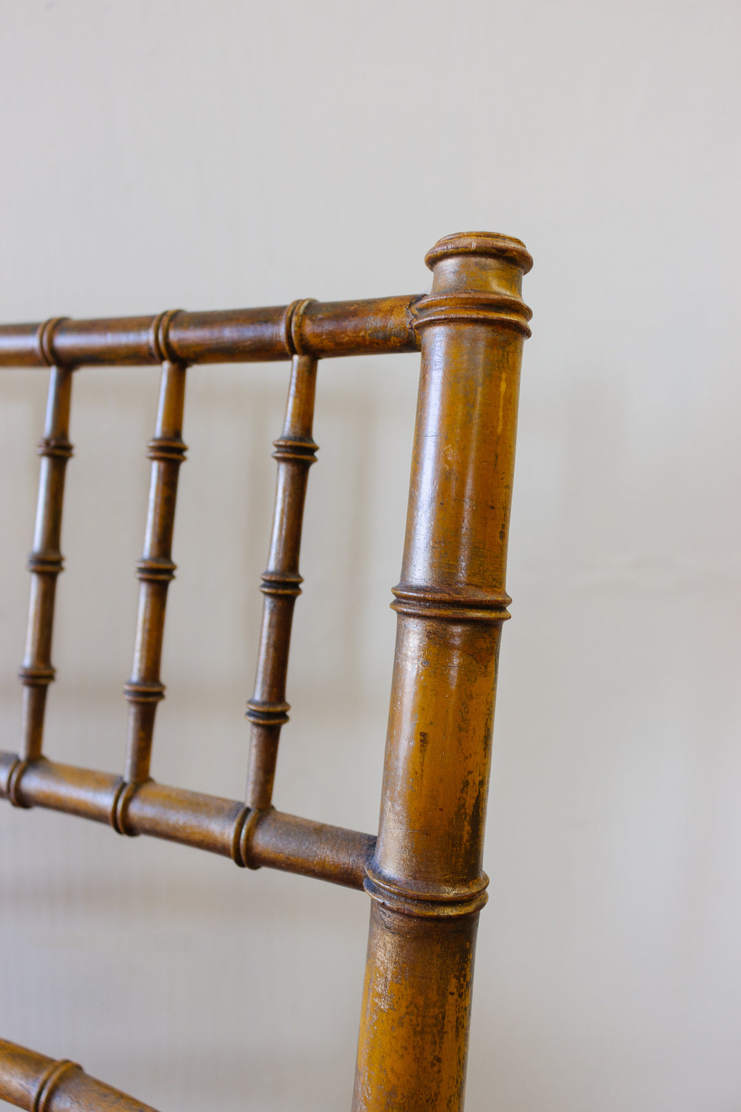 rare antique french chiavari chairs, set of 2